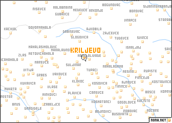 map of Kriljevo