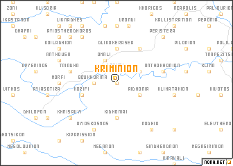 map of Krimínion