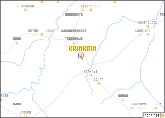 map of Krim Krim