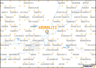 map of Krimmlitz