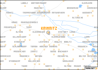 map of Krimnitz