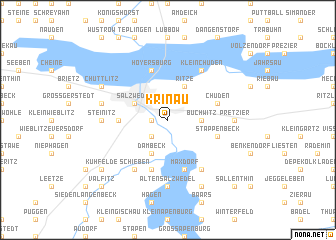 map of Krinau