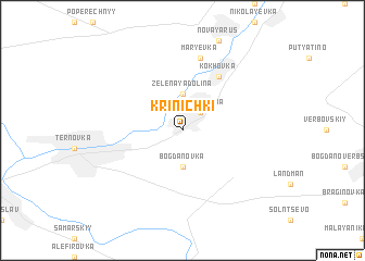 map of Krinichki