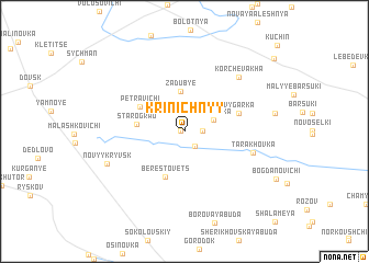 map of Krinichnyy