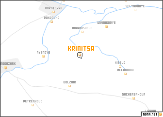 map of Krinitsa