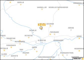 map of Kríni