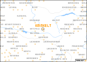 map of Krinkelt