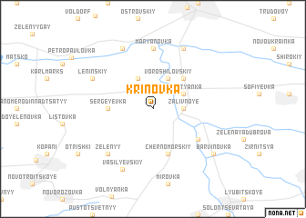 map of Krinovka