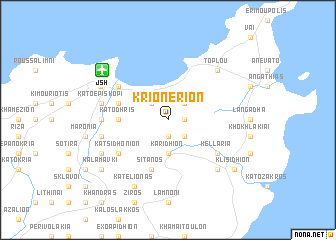 map of Krionérion