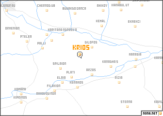 map of Kriós