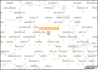 map of Krippehna