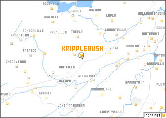 map of Kripplebush