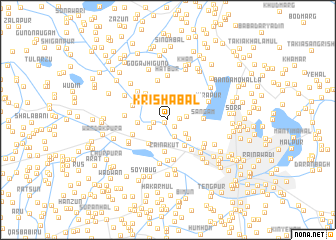 map of Krishabal