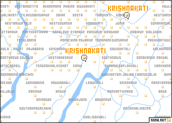 map of Krishnakāti