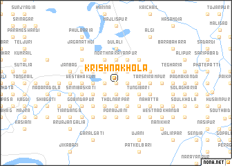 map of Krishna Khola