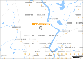 map of Krishnapur