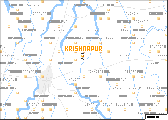 map of Krishnapur