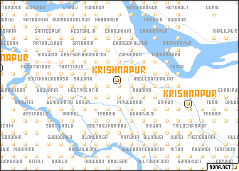 map of Krishnapur