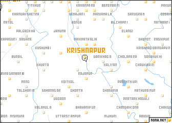 map of Krishnapur