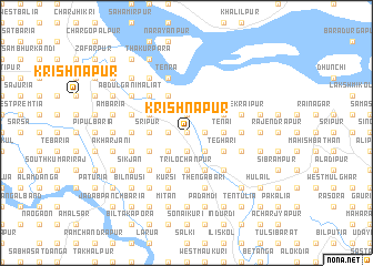 map of Krishnapur