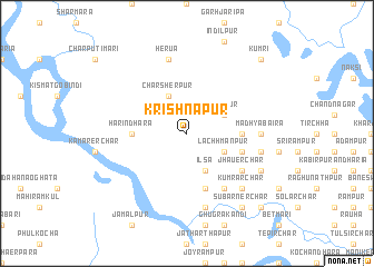 map of Krishnapur