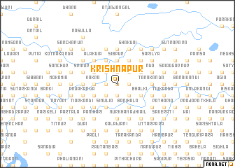 map of Krishnapur