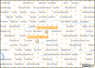 map of Krishnapur