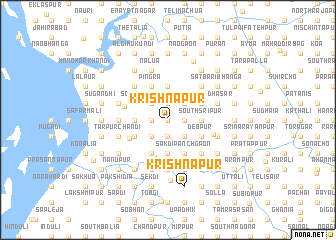 map of Krishnapur