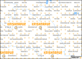 map of Krishnapur