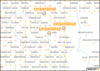 map of Krishnapur