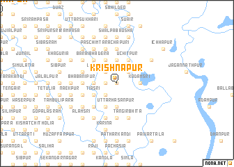 map of Krishnapur