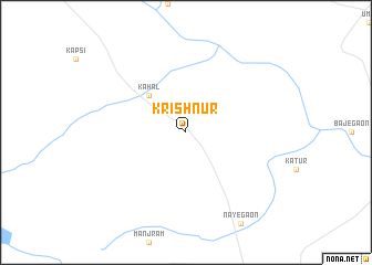 map of Krishnūr