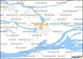 map of Krispijn