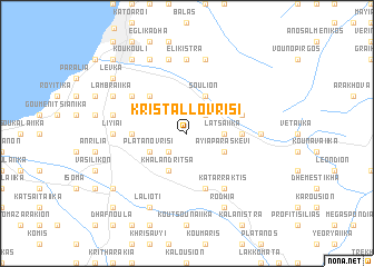 map of Kristallóvrisi
