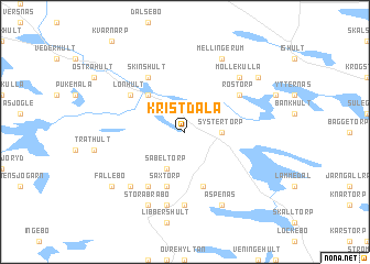 map of Kristdala