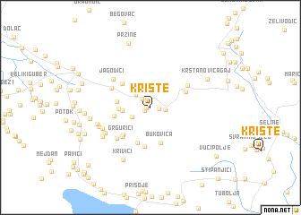 map of Krište