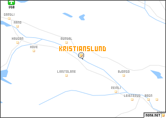 map of Kristianslund