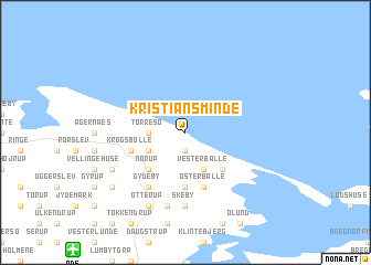 map of Kristiansminde