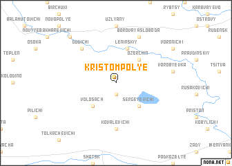 map of Kristompolʼye