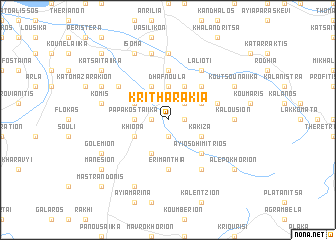 map of Kritharákia