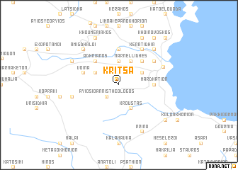 map of Kritsá