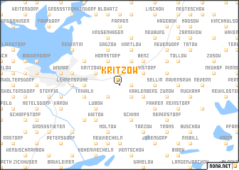 map of Kritzow