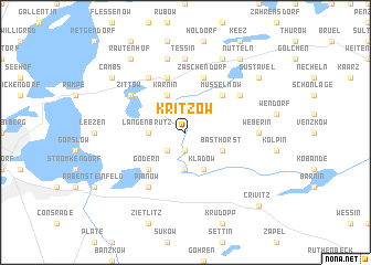 map of Kritzow