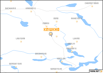 map of Kriukha