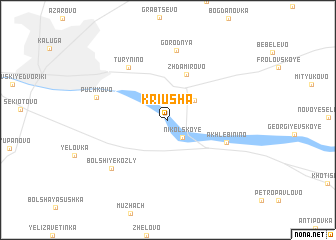 map of Kriusha