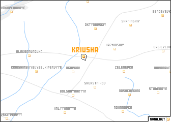 map of Kriusha