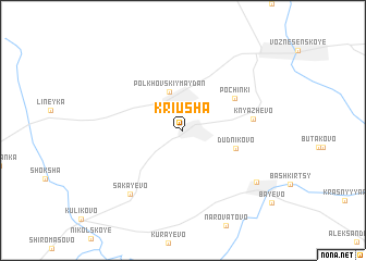 map of Kriusha