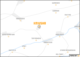 map of Kriusha