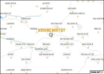 map of Krivachintsy