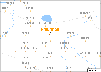 map of Krivanda